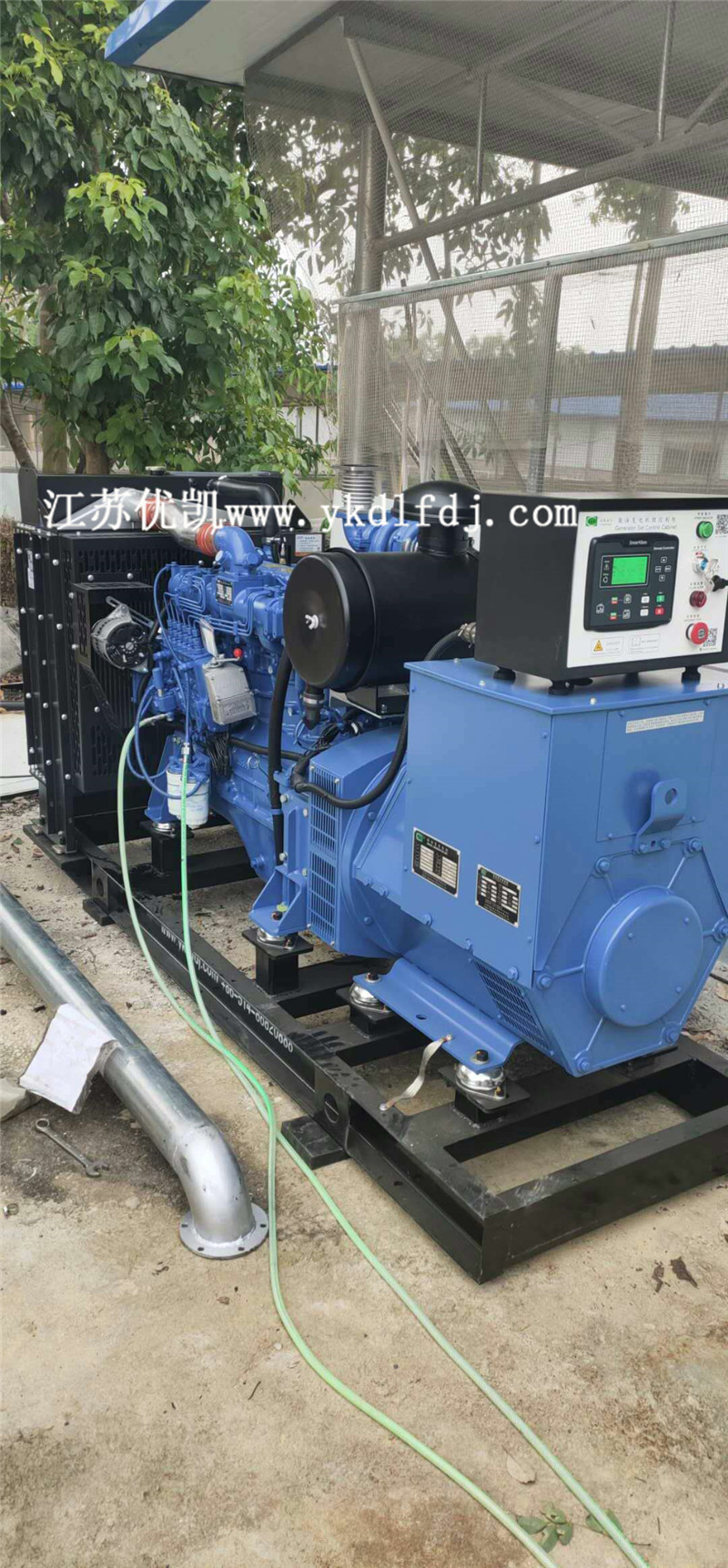 2020年10月13日，150KW玉柴發(fā)電機組交付廣西某養(yǎng)殖場使用
