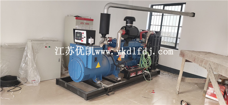 2021年4月30日，250KW濰柴發(fā)電機(jī)組1臺(tái)交付上林某大廈使用
