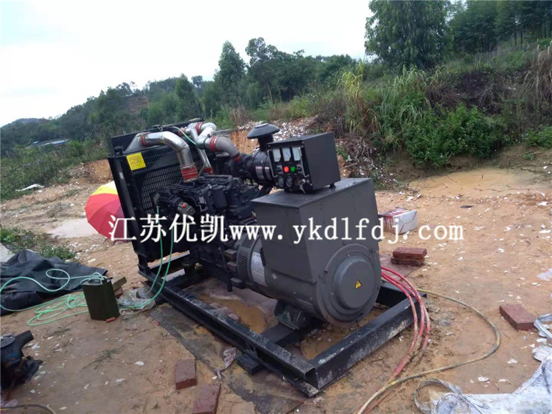 2021年7月31日，上柴股份150KW發(fā)電機組交付廣西某工廠使用