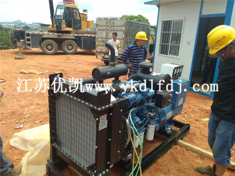 2021年8月18日，玉柴發(fā)電機組100KW交付廣西橫縣工地使用