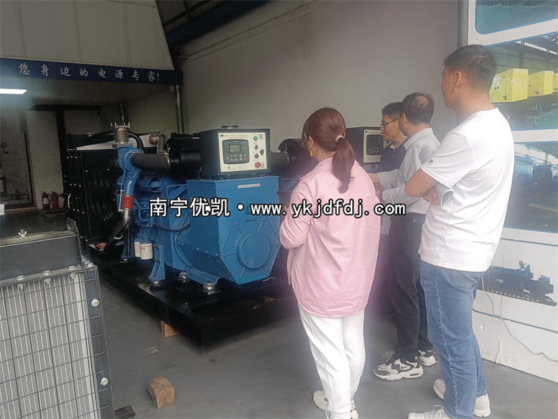 2024年3月18日，越南客戶(hù)到南寧店鋪學(xué)習(xí)柴油發(fā)電機(jī)組使用及相關(guān)知識(shí)