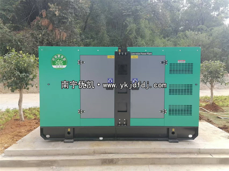 2024年11月21日，平果項(xiàng)目160kw低噪音柴油發(fā)電機(jī)組到貨試機(jī)